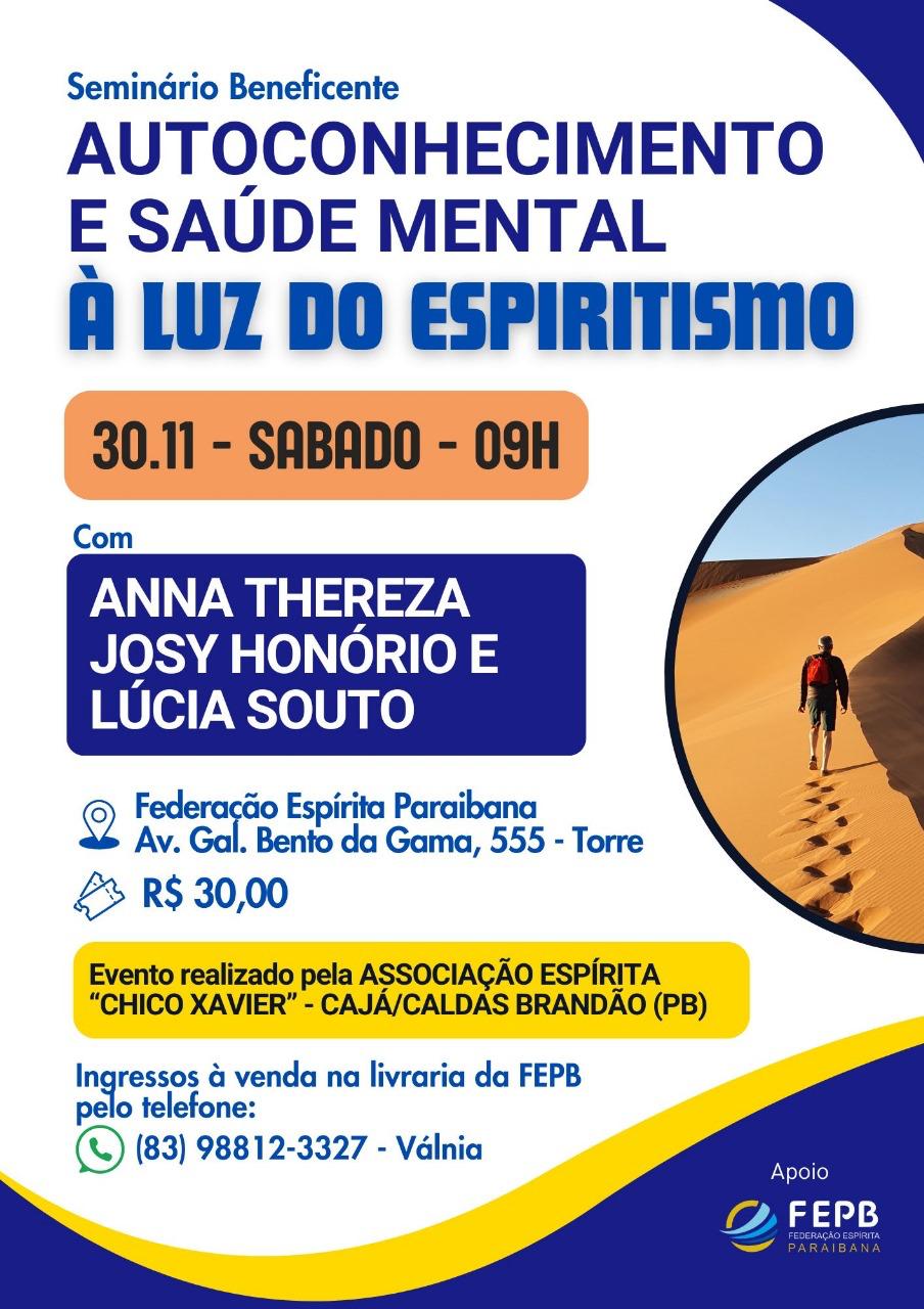 Seminário  promovido pela Associação Espiríta Chico Xavier
